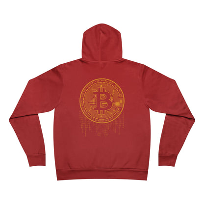 Bitcoin Unisex Sponge Fleece Pullover Hoodie