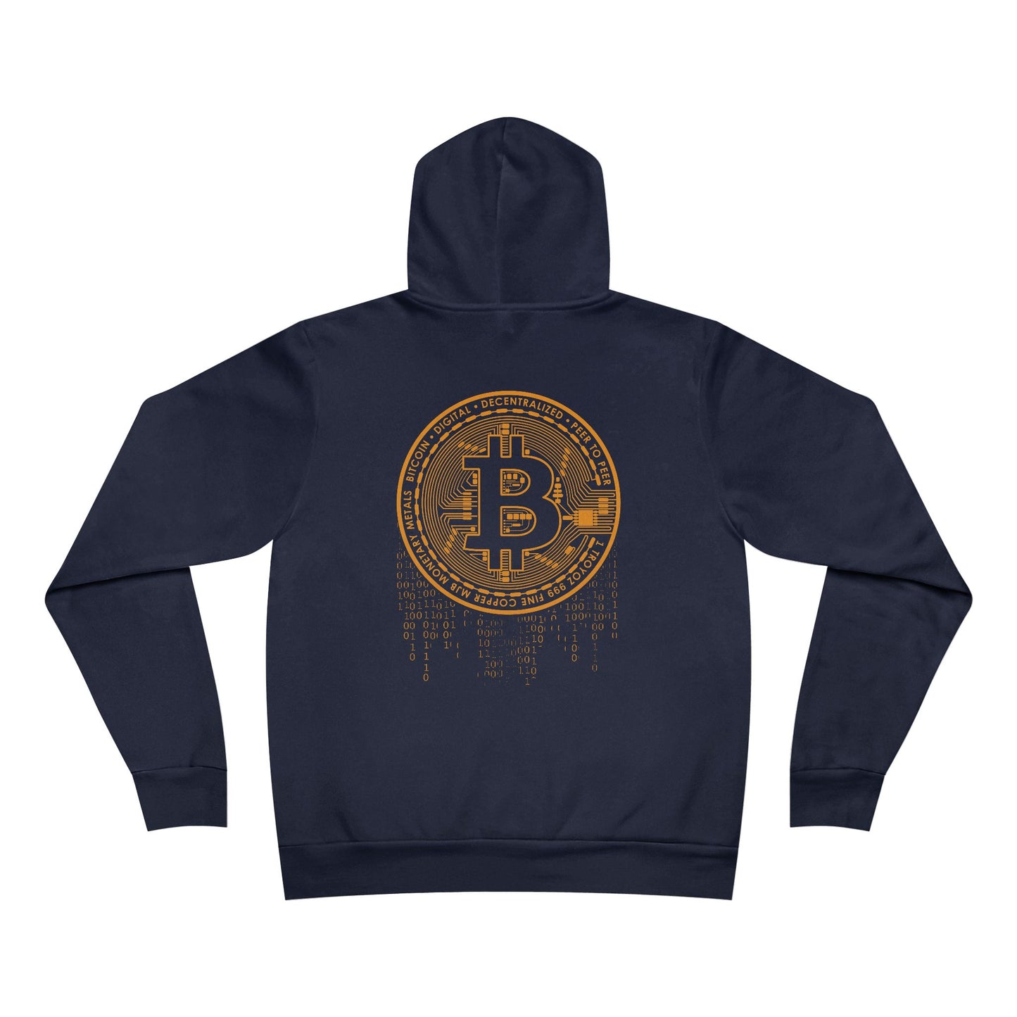 Bitcoin Unisex Sponge Fleece Pullover Hoodie