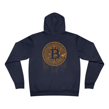 Bitcoin Unisex Sponge Fleece Pullover Hoodie