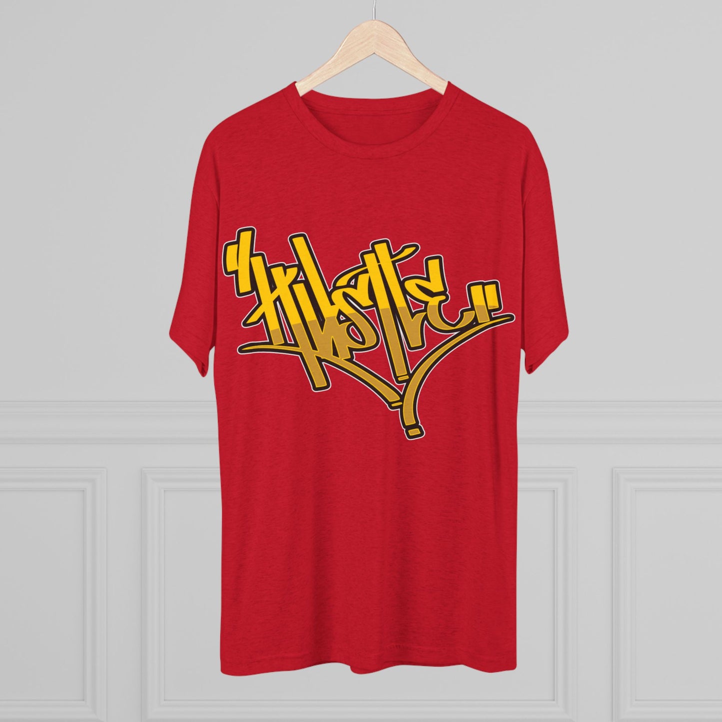 Graffiti Hustle Men's Tri-Blend Crew Tee