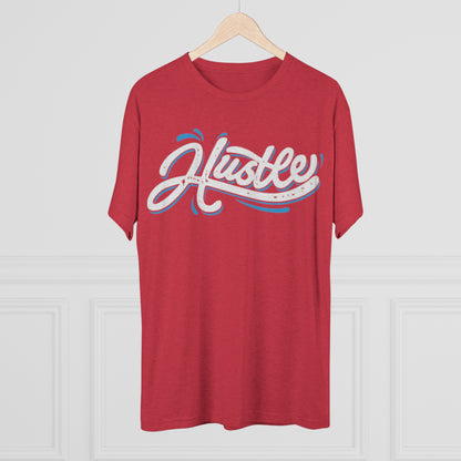 Hustle Wavy Men's Tri-Blend Crew Tee