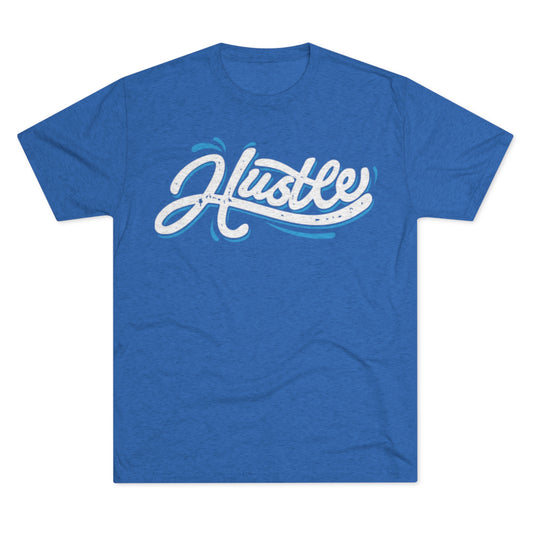 Hustle Wavy Men's Tri-Blend Crew Tee