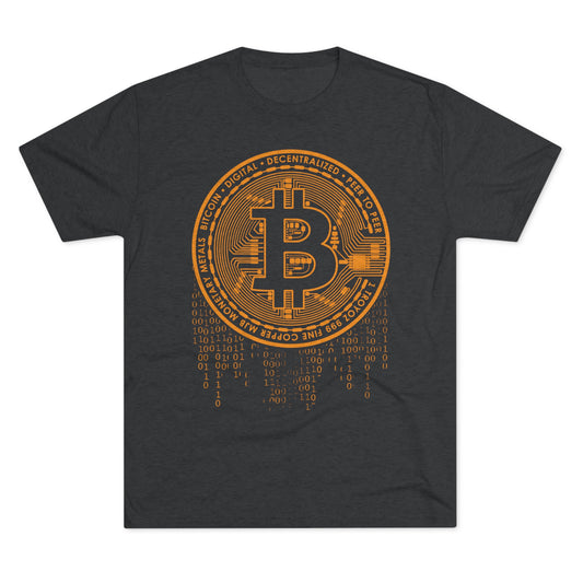 Bitcoin Men's Tri-Blend Crew Tee