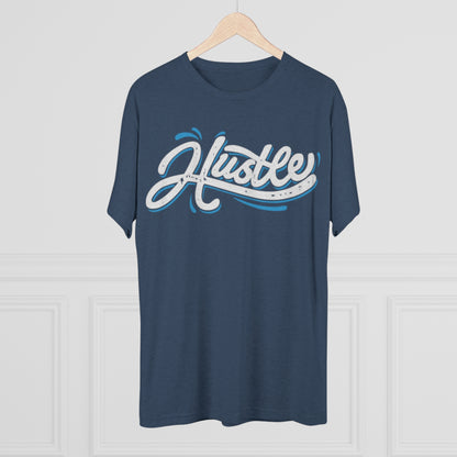 Hustle Wavy Men's Tri-Blend Crew Tee