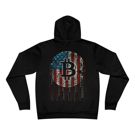 American Bitcoin Unisex Sponge Fleece Pullover Hoodie