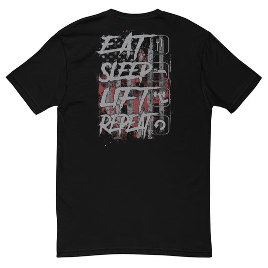 Eat, Sleep, Lift, Repeat Men's T-Shirt